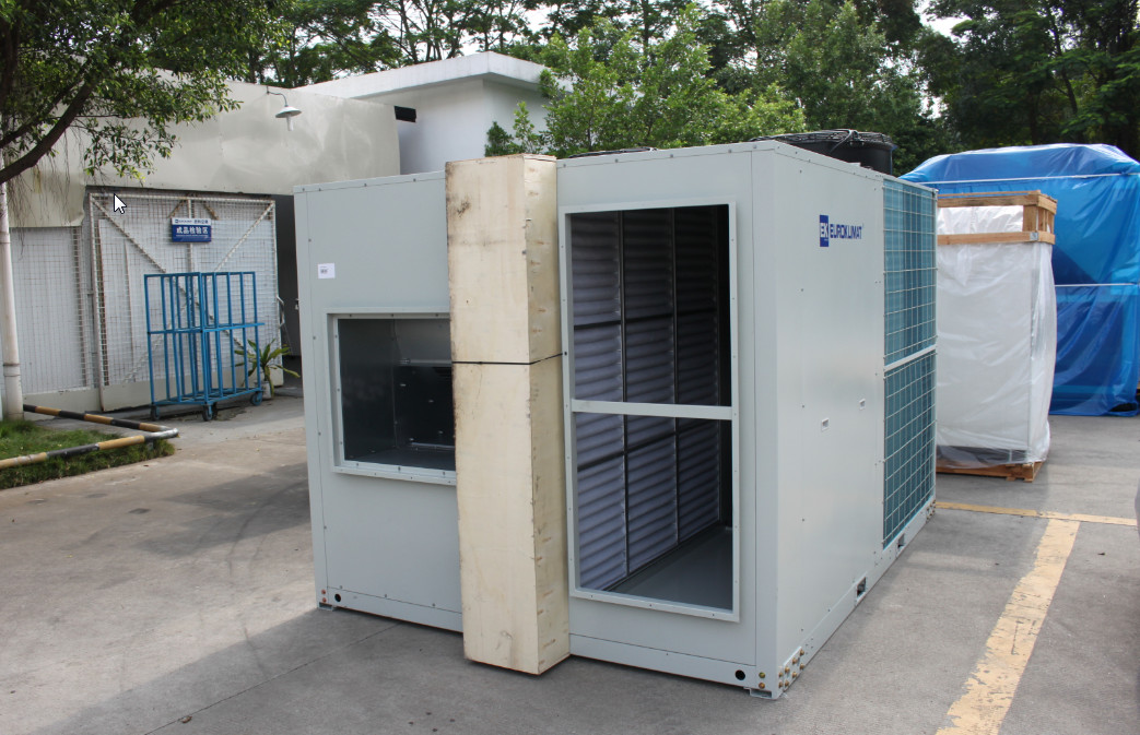 작업장을 위한 에너지 효과 물속에 쑥 잠긴 상업적인 옥상 냉난방 장치